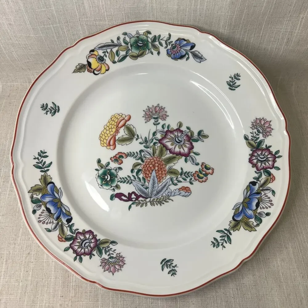 Richard Ginori Diamondstone Laveno Baronessa Round Platter Plate Italy 12.2 Inch